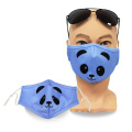 Cloth Custom Logo Face Maskes Stylish Costume Black Fabric Printed Design Kids Branded Customised Washable Masque Coton Facemask